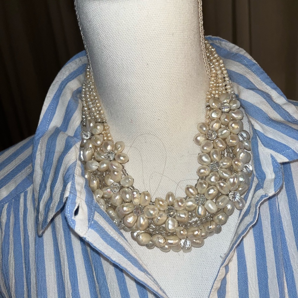 Summer Elegant Statement Necklace - image 1